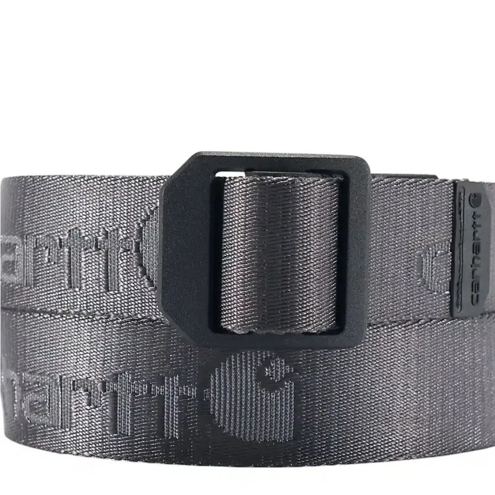 Carhartt Nylon Webbing Ladder Lock Belt- Gravel